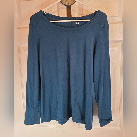 (1119) A New Approach (A.N.A.) Woman's Long Sleeve Crewneck Blouse, Size: Large - Picture 4 of 13